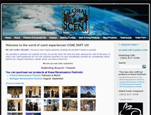 Tablet Screenshot of globalscent.net